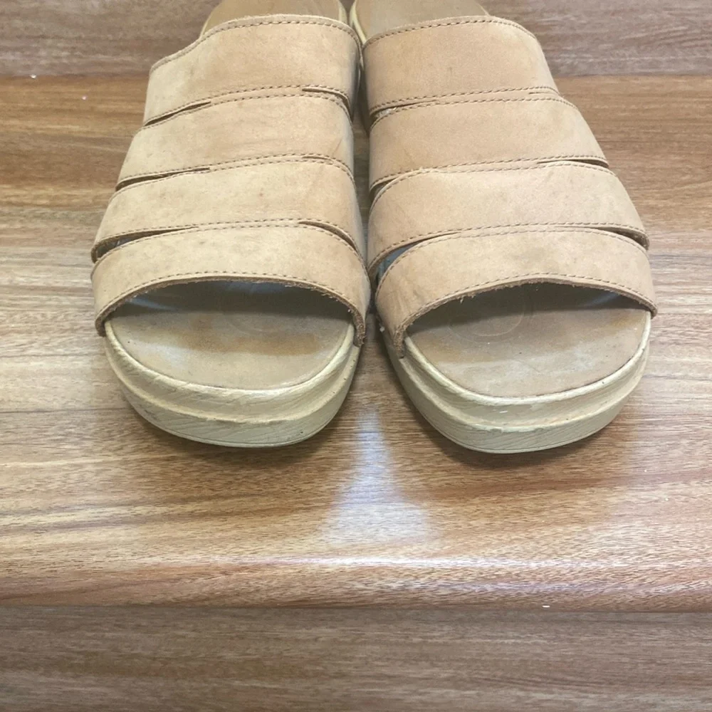White Mountain GENIE Brown Clogs Sandals size 9M - Picture 8 of 10